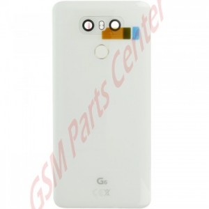 lg g6  h870  backcover acq89717203 incl camera lens and home button white