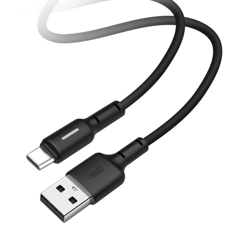 XO Fast Charging 3A LED Type-C USB Cable - 100cm