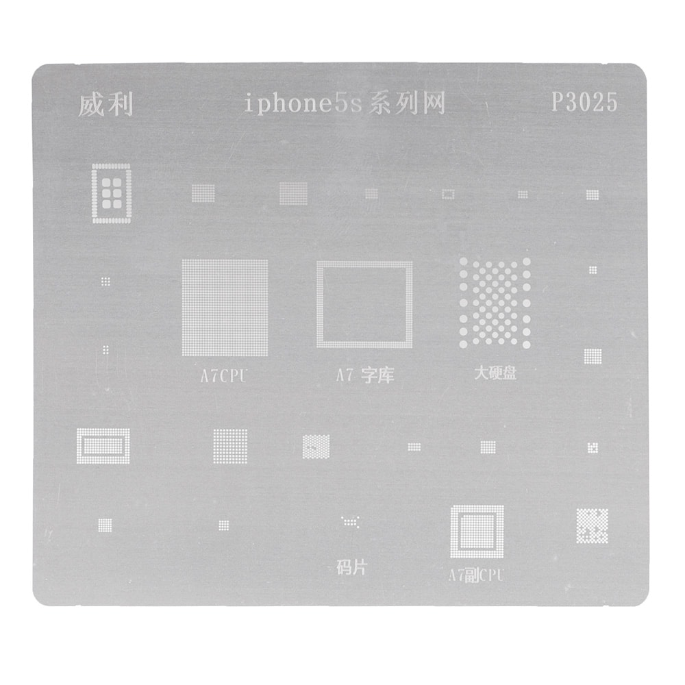 Sunshine SS-034 Apple iPhone 5S/iPhone 5G BGA Chip Ball Template Stencil 