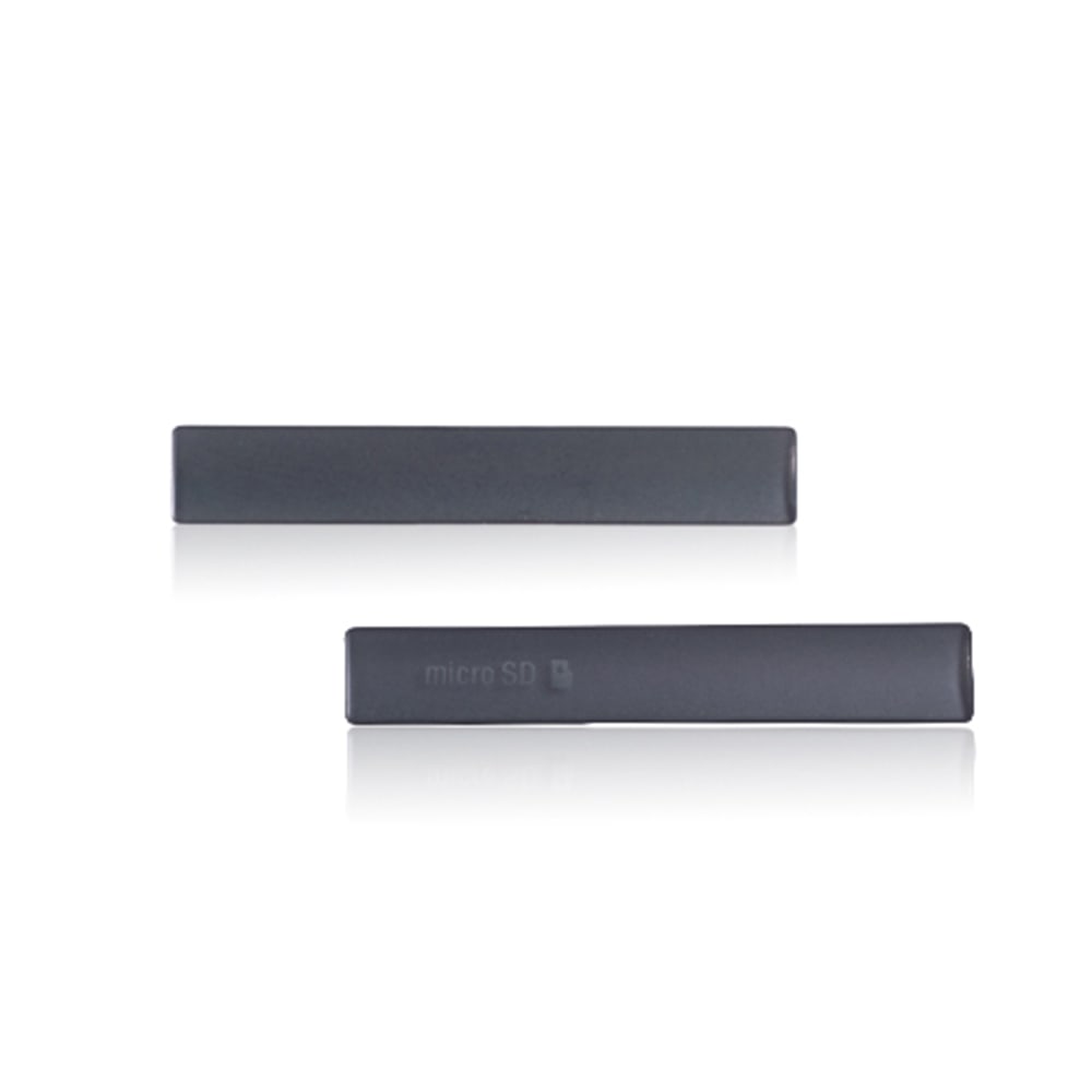Sony Xperia Z3 Compact (D5803) Side Plugs Set 1284-3222 & 1284-3231 Black