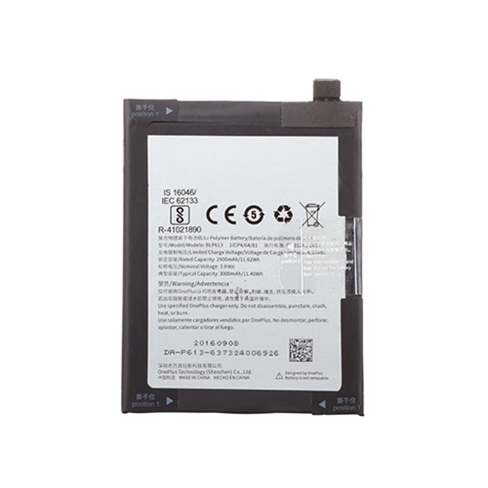 OnePlus 3T Battery BLP633 - 3400 mAh 
