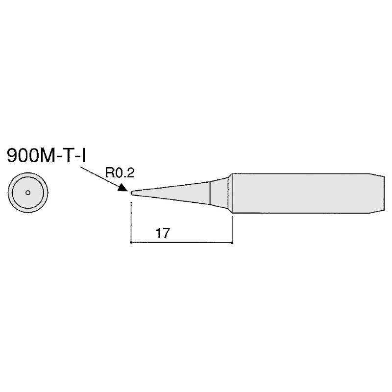 Hakko Lead-free Soldering Iron Tip - 900M-T-I