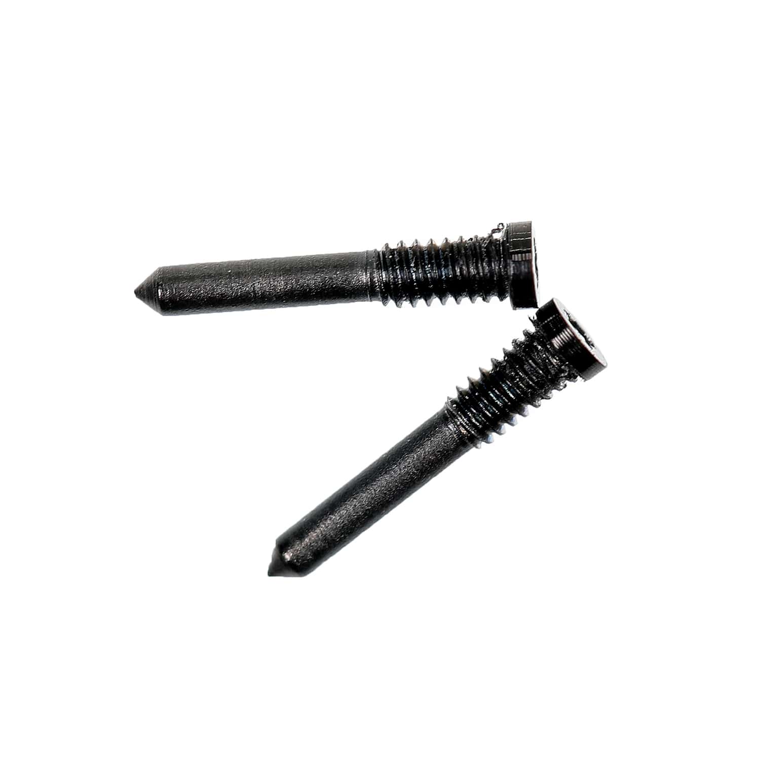 Apple iPhone X Bottom Screws - (2pcs Set) - Black