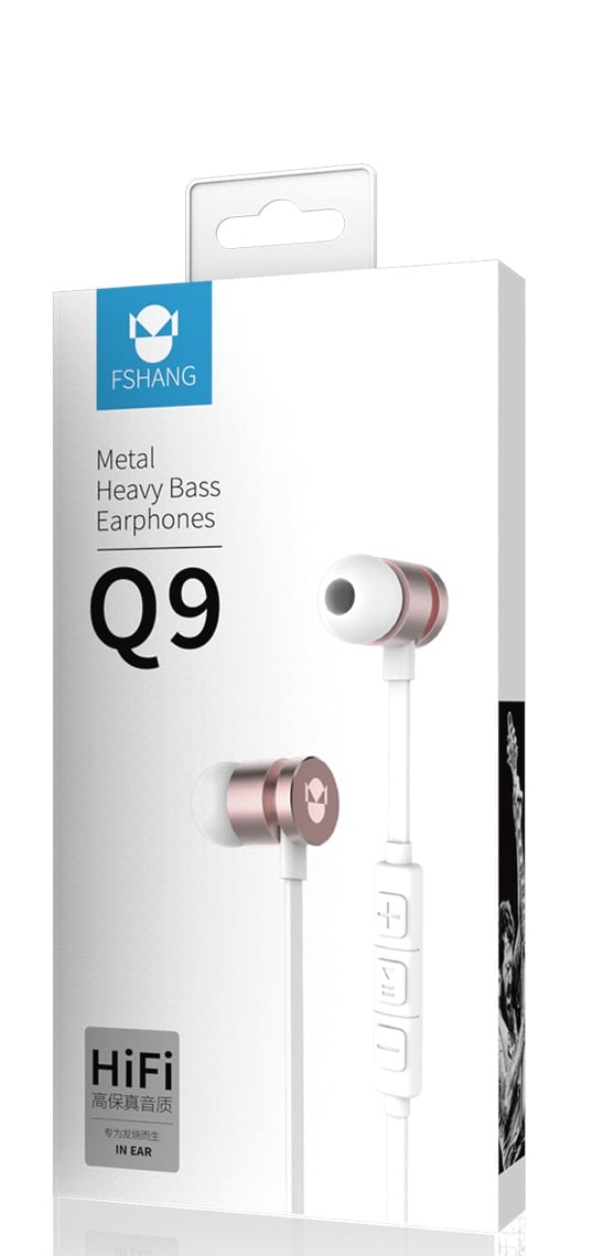 Fshang Smartphones Headset - Q9 Series - Rose Gold