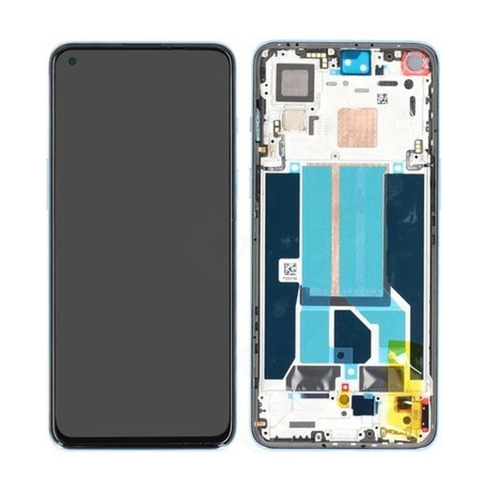 OnePlus Nord 2 5G (DN2101) LCD Display + Touchscreen + Frame - 2011100359/4907924 - Blue
