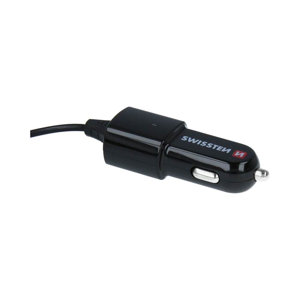 Swissten 1A Micro USB Car Charger - 20111100 - Black
