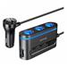 Swissten Triple Cigarette Lighter Splitter - 20114010 - Black