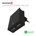Swissten 3A Dual Travel Charger - 22031000 - Black