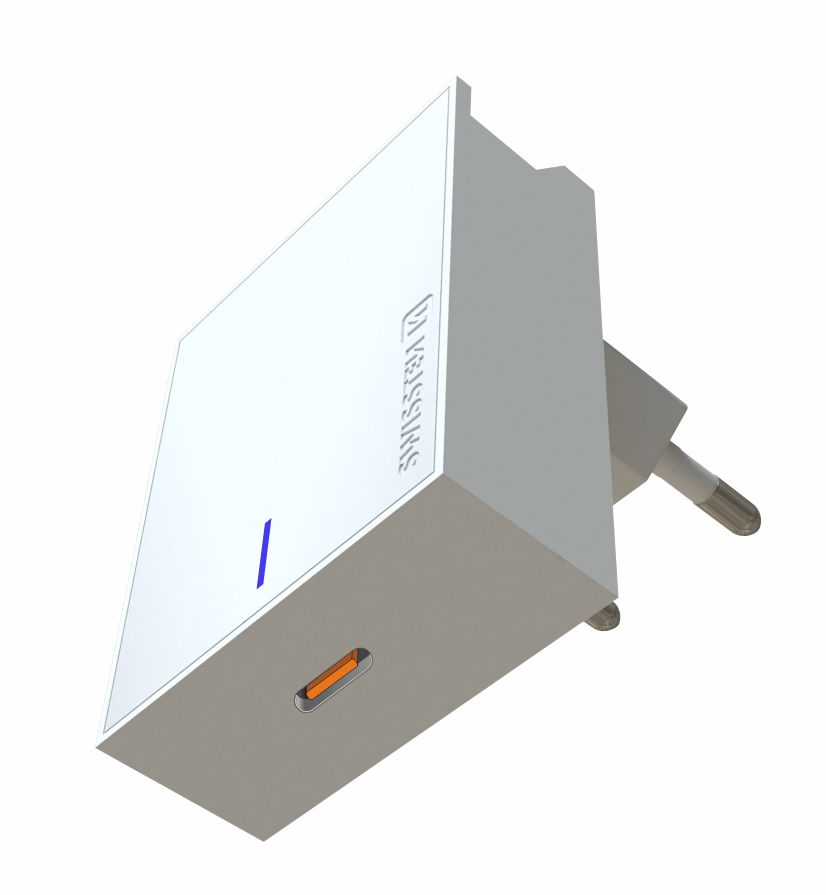 Swissten USB-C Travel Charger (45W) - 22050400 - White