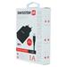 Swissten 1A Travel Charger - 22068000 +  Lightning USB Cable - Black
