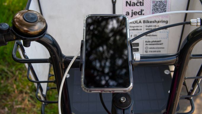 Swissten BC2 Aluminum Bike Holder - 65010406 - Up to Phones for 7.0" - Black