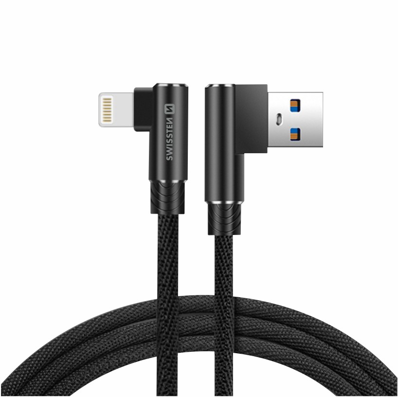 Swissten Arcade Gaming  Lightning Cable - 71527700 - 1.2m - Black