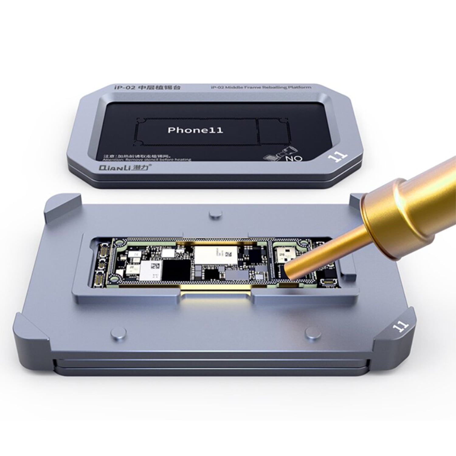 Qianli Toolplus IP-02 Middle Frame Reballing Platform For iPhone 11 / 11 Pro / 11 Pro Max