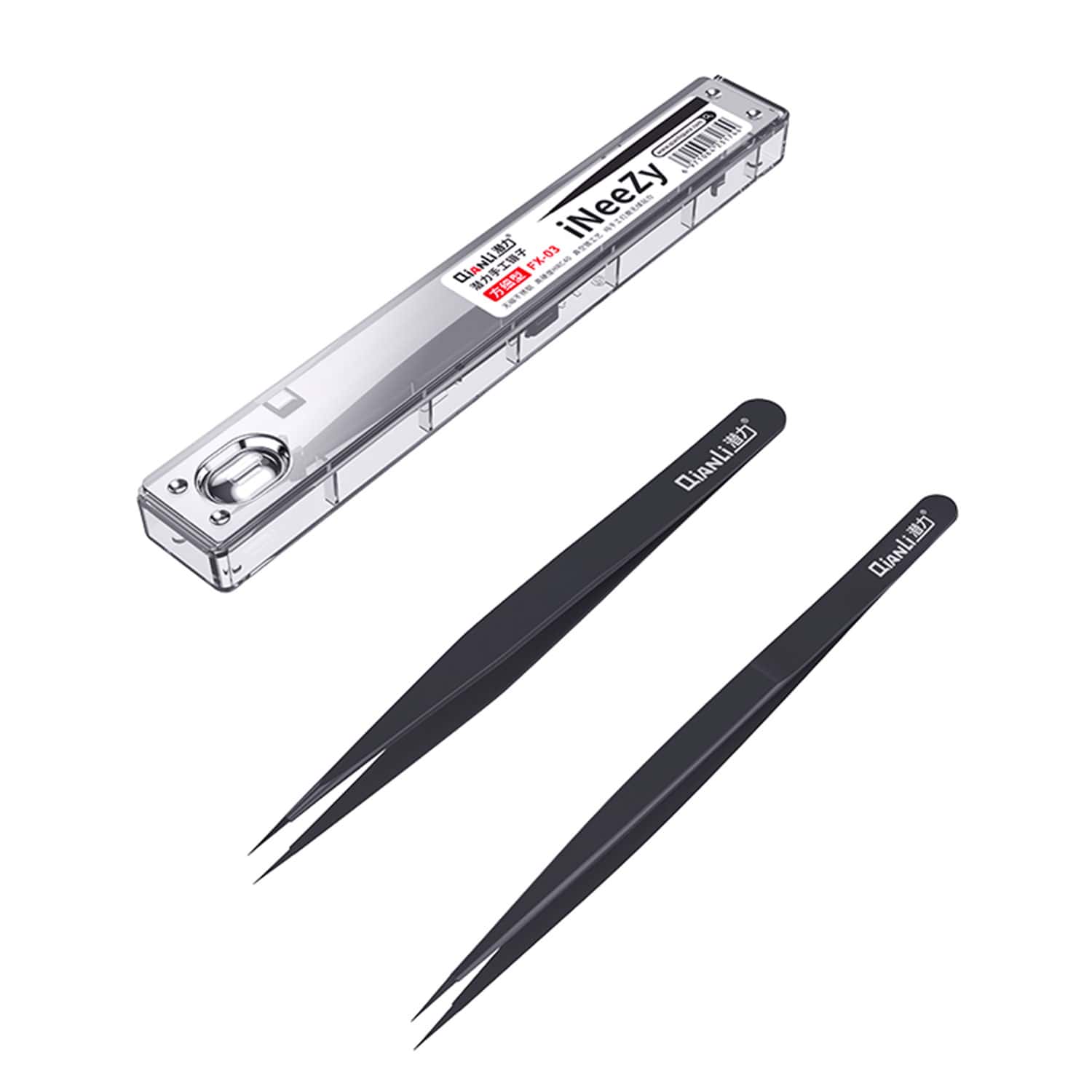 Qianli Toolplus Ineezy Non-magnetic Stainless Steel Tweezers