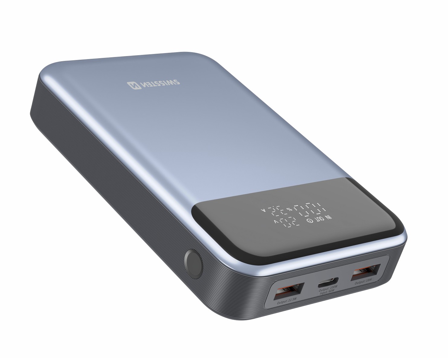 Swissten 20.000 Power Delivery Powerbank (100W) - 22013932 - For Laptops