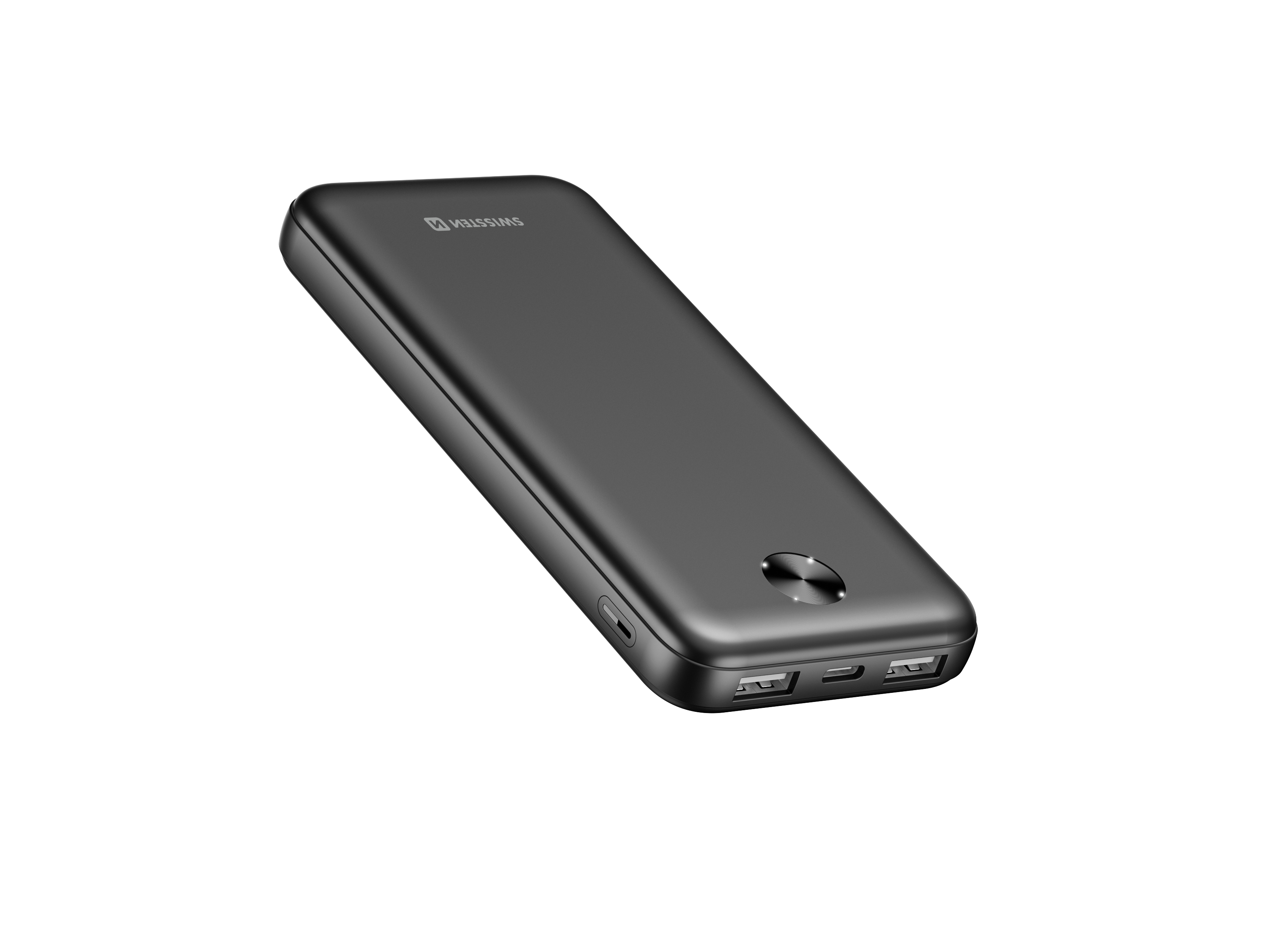Swissten Worx Pro Powerbank - 22013949 - 10.000 mAh - Black
