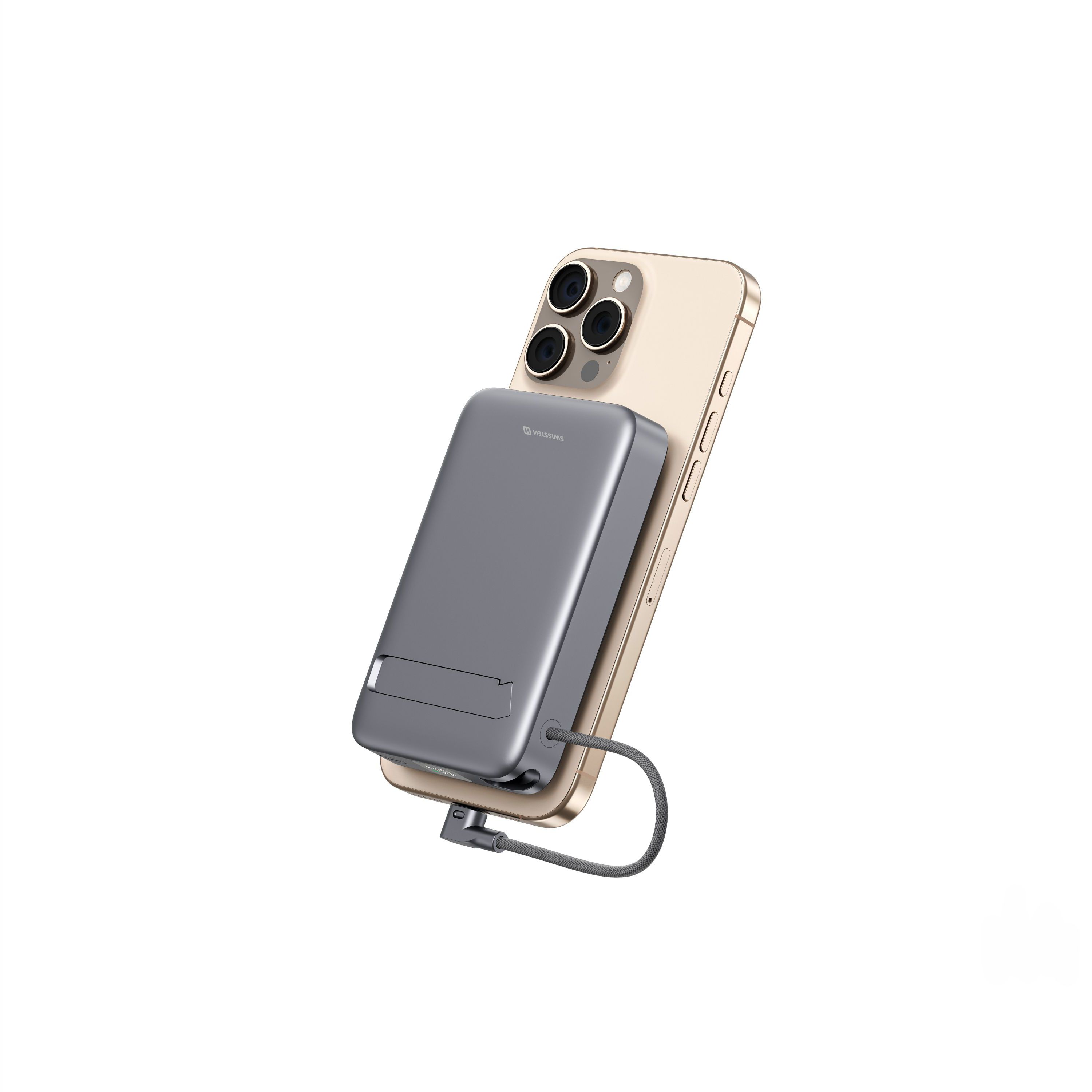 Swissten MagSafe Power Bank (15W) - 22013979 - 10.000 mAh - Black