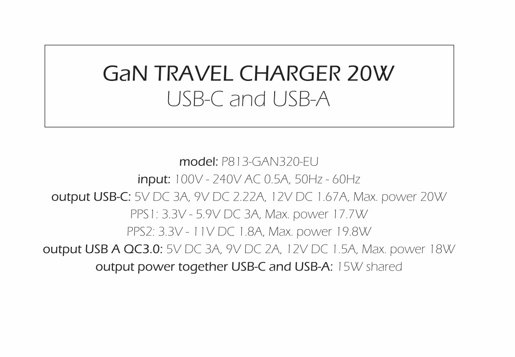 Swissten 20W UBS-A & USB-C Travel Charger - 22071100 - White