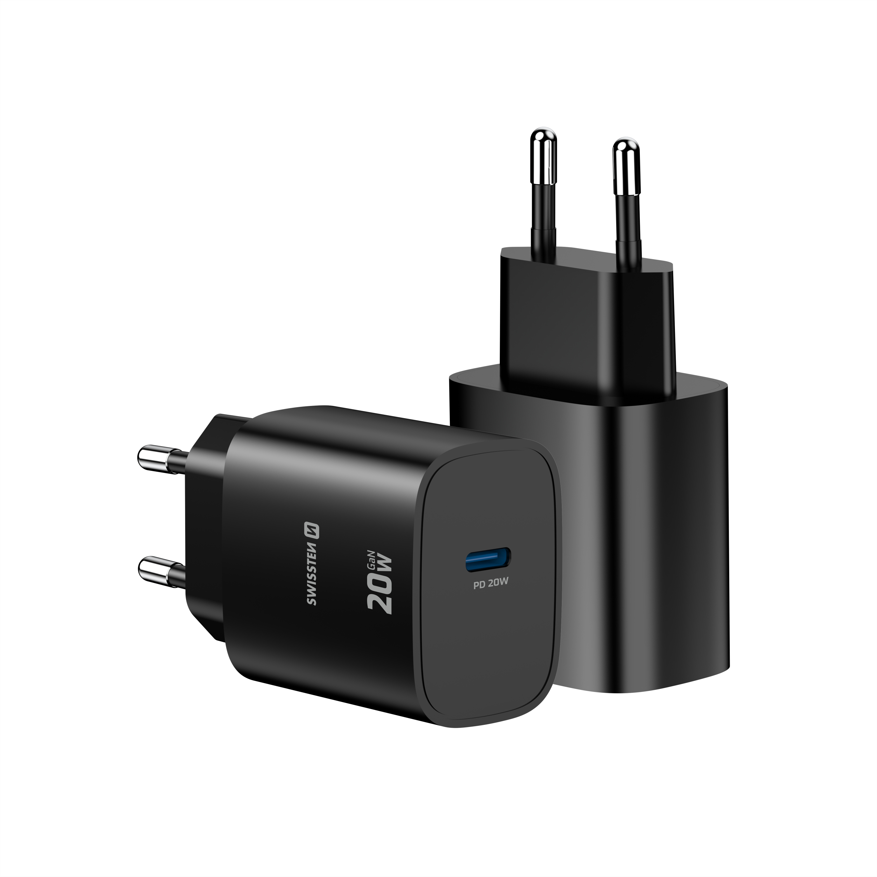 Swissten Edge USB-C Travel Charger (20W) - 22071711 - White