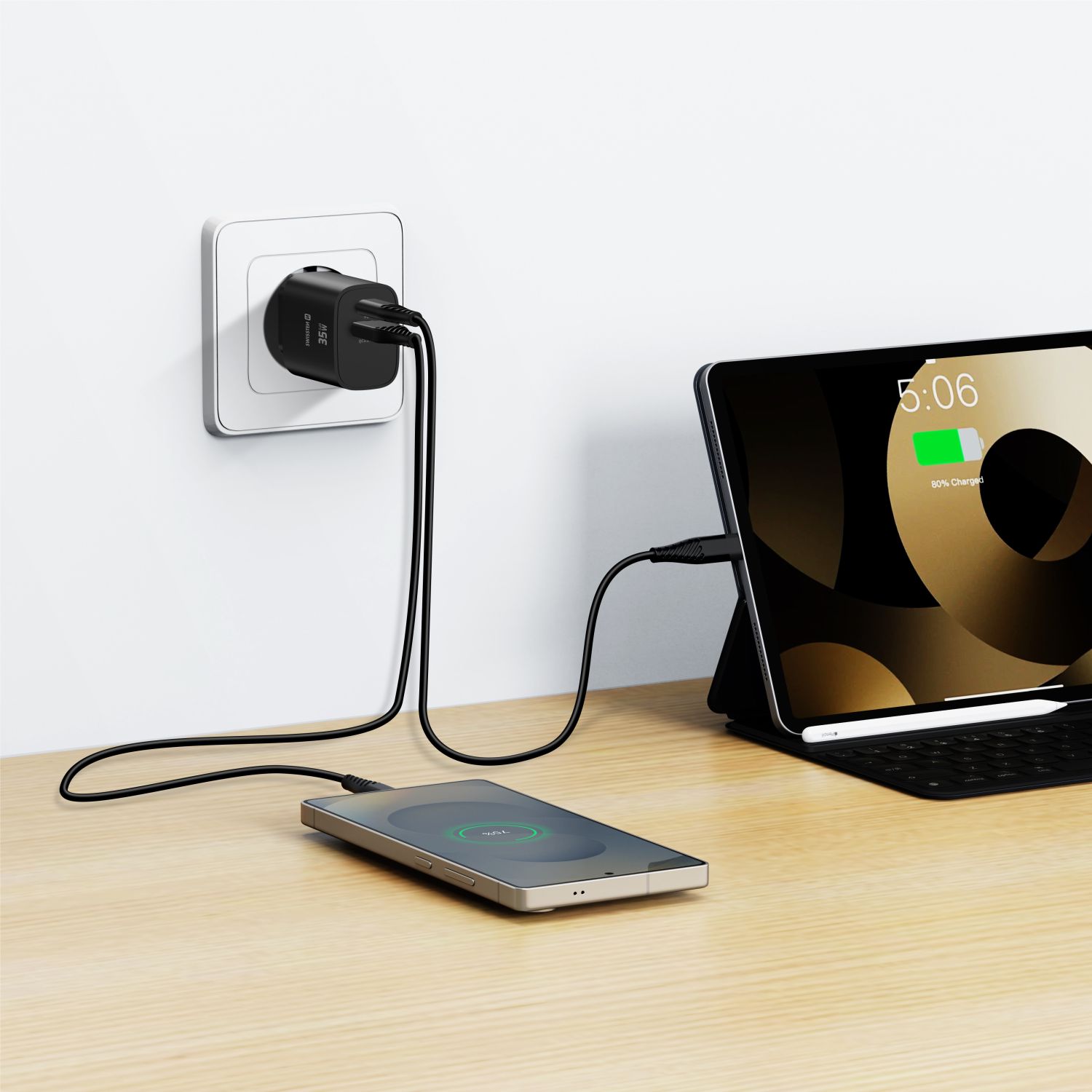 Swissten  oplader - USB-C - Black