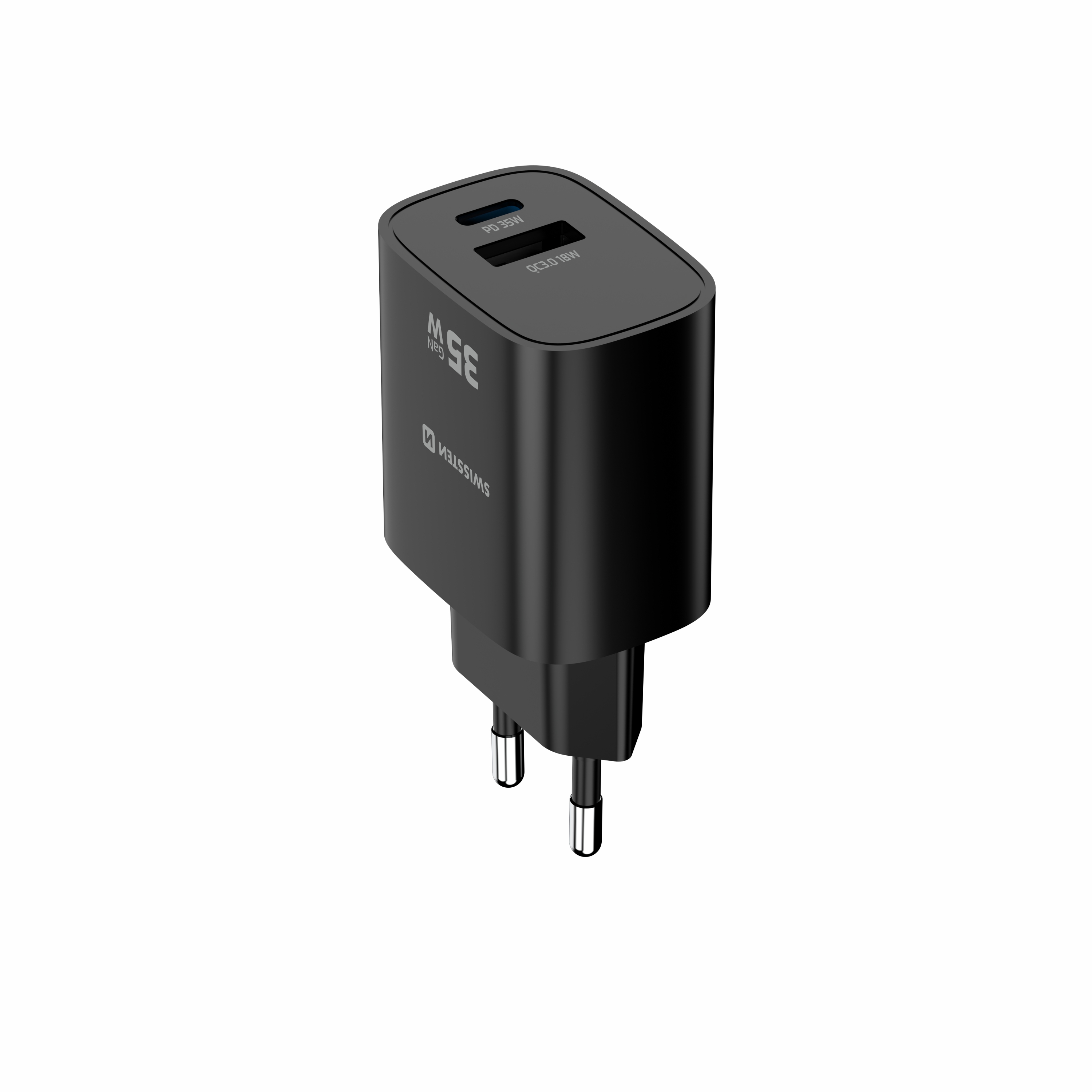 Swissten  oplader - USB-C - Black