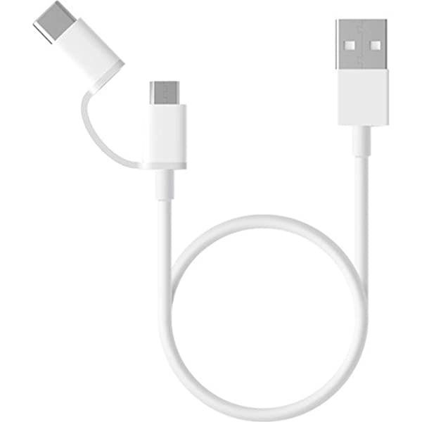 Xiaomi Mi 2-in-2 USB Cable 30cm SJV4083TY - White