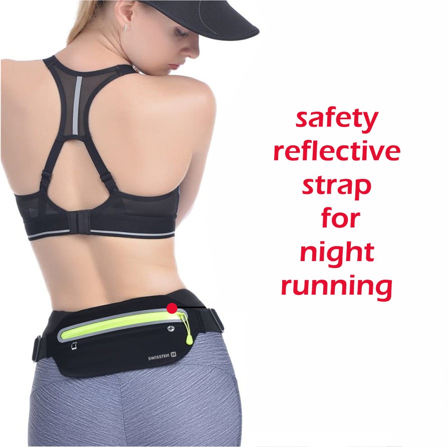 Swissten Waist Bag - 32903400 - Up to Phones for 7.0" - Black