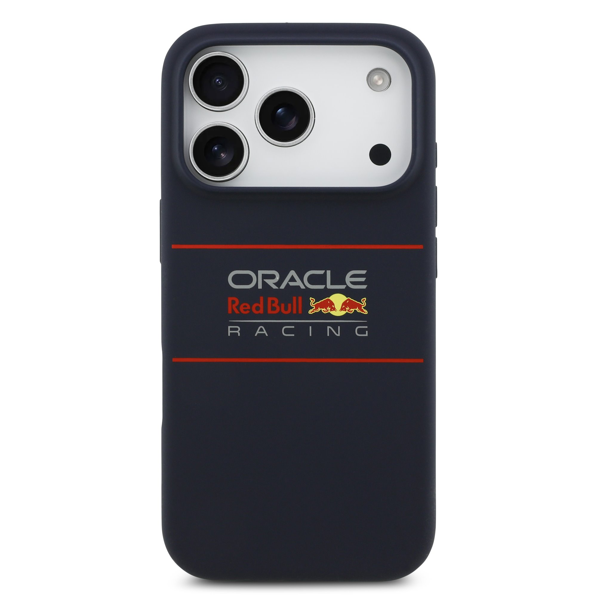 Red Bull iPhone 17 Pro Max MagSafe Liquid Silicon Case With Horizontal Logo - 3666339527570 - Navy