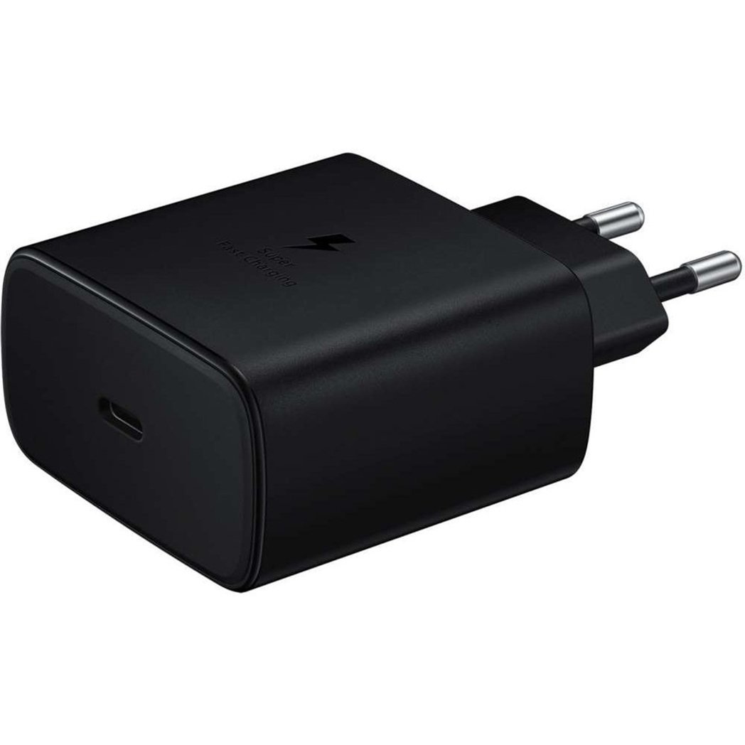 Samsung Super Fast Charging 2.0 Travel Adapter (45W) + Type-C to Type-C USB (5A) Cable EP-TA845XBEGWW - Black