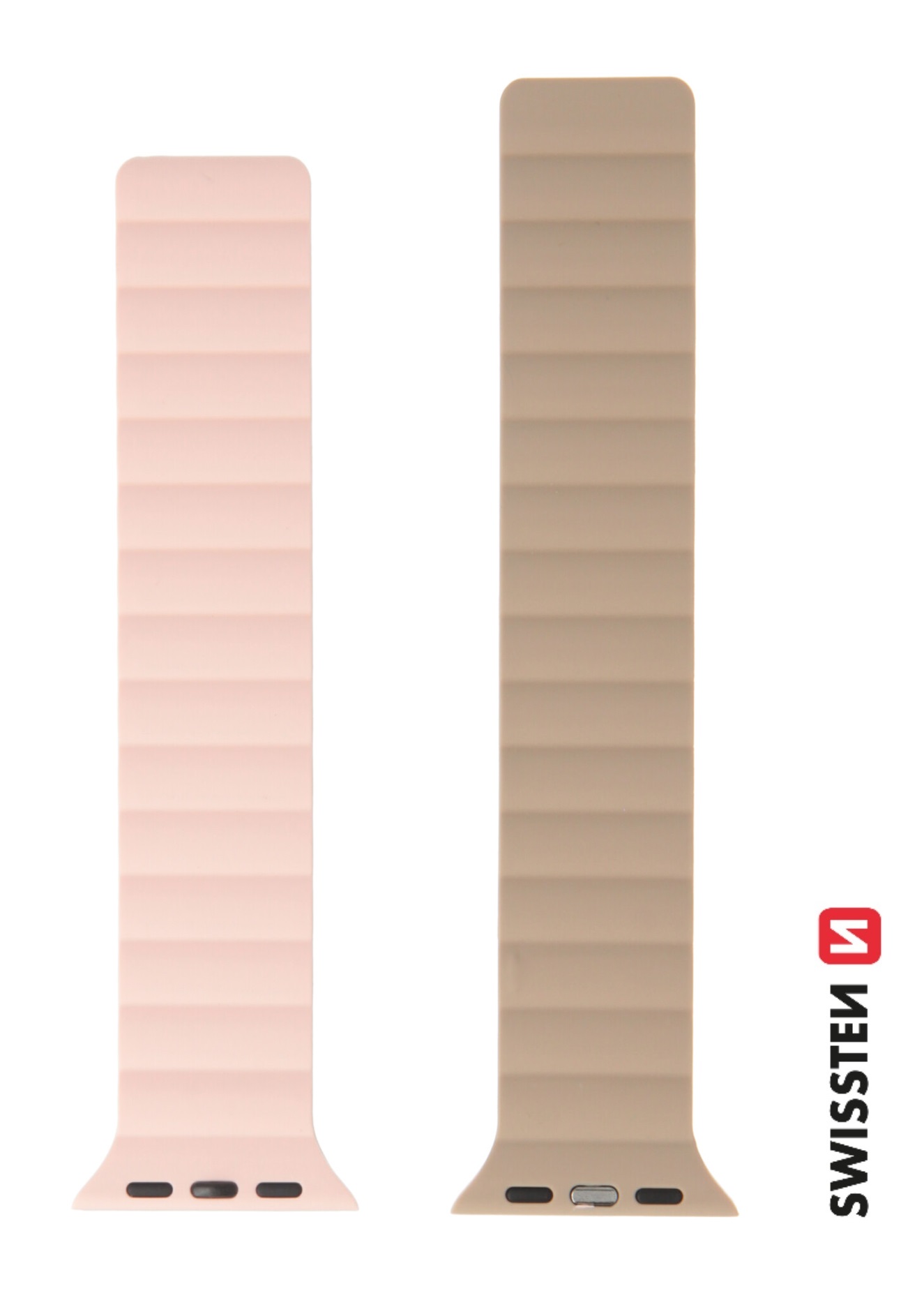 Swissten Apple Watch 42-49mm Magnetic Silicone Band - 46000512 - Pink
