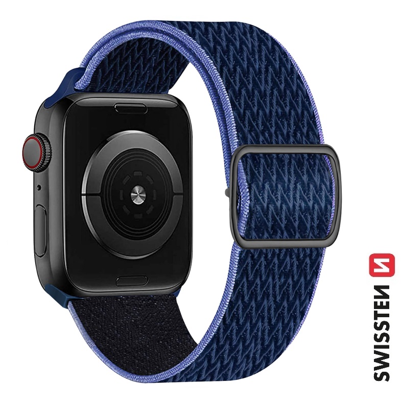 Swissten Apple Watch 38-41mm Nylon Band - 46000706 - With Buckle - Blue