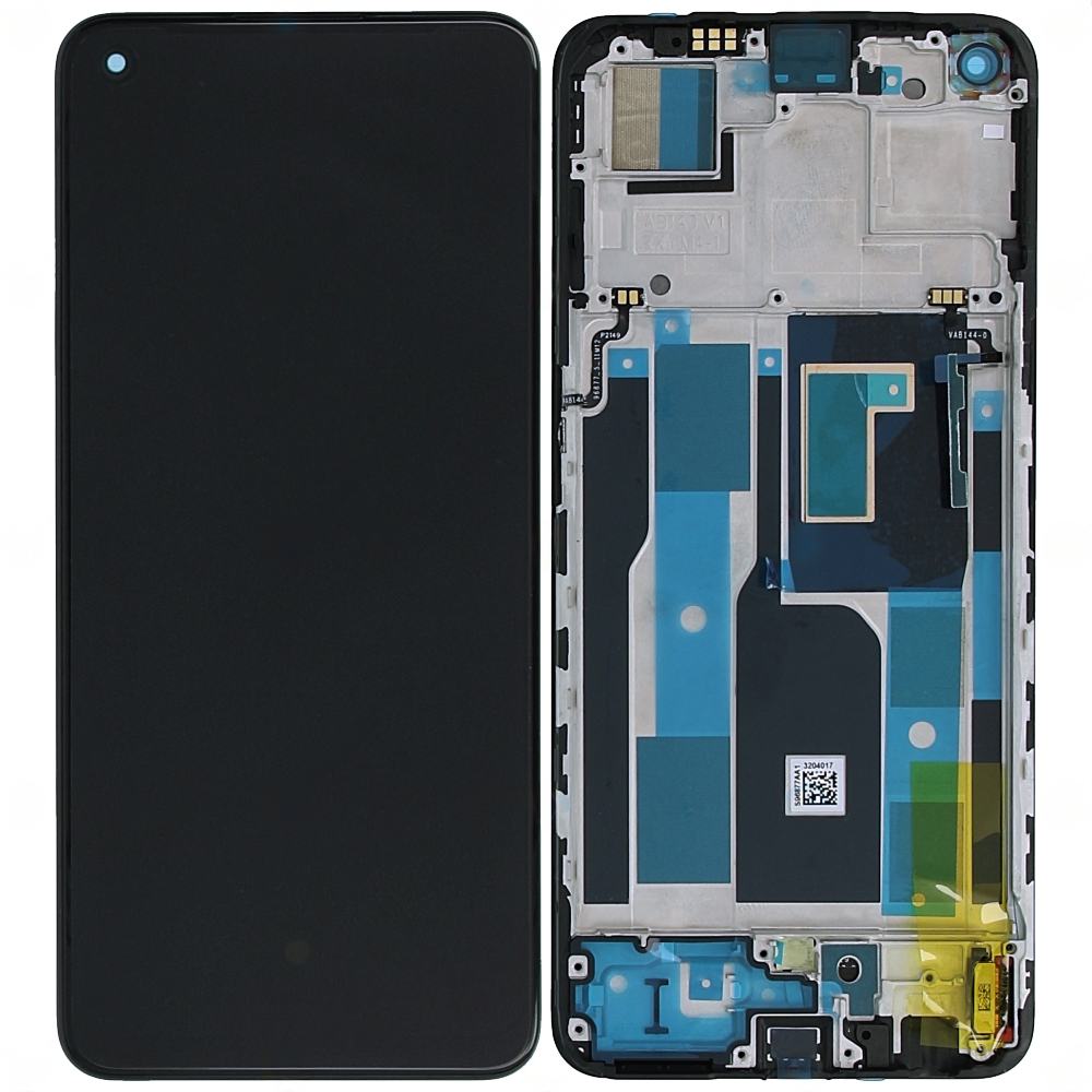 Realme  9 Pro+ (RMX3392) LCD Display + Touchscreen + Frame - 4909496 - Black