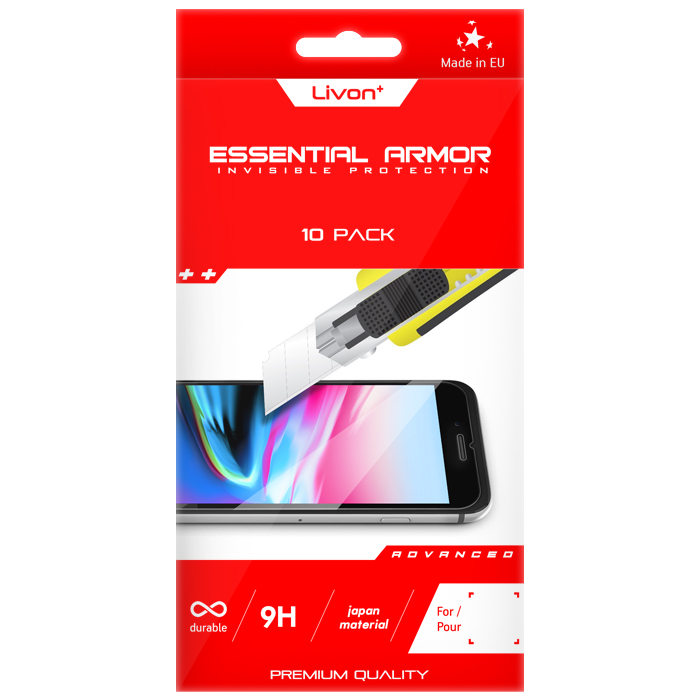 Livon  Xiaomi Mi A1 Tempered Glass Bundle Pack 10 pieces 