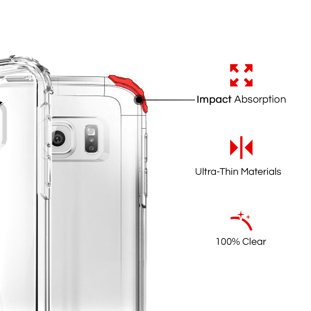 Livon  Samsung G925F Galaxy S6 Edge Impact Armor  - Clear