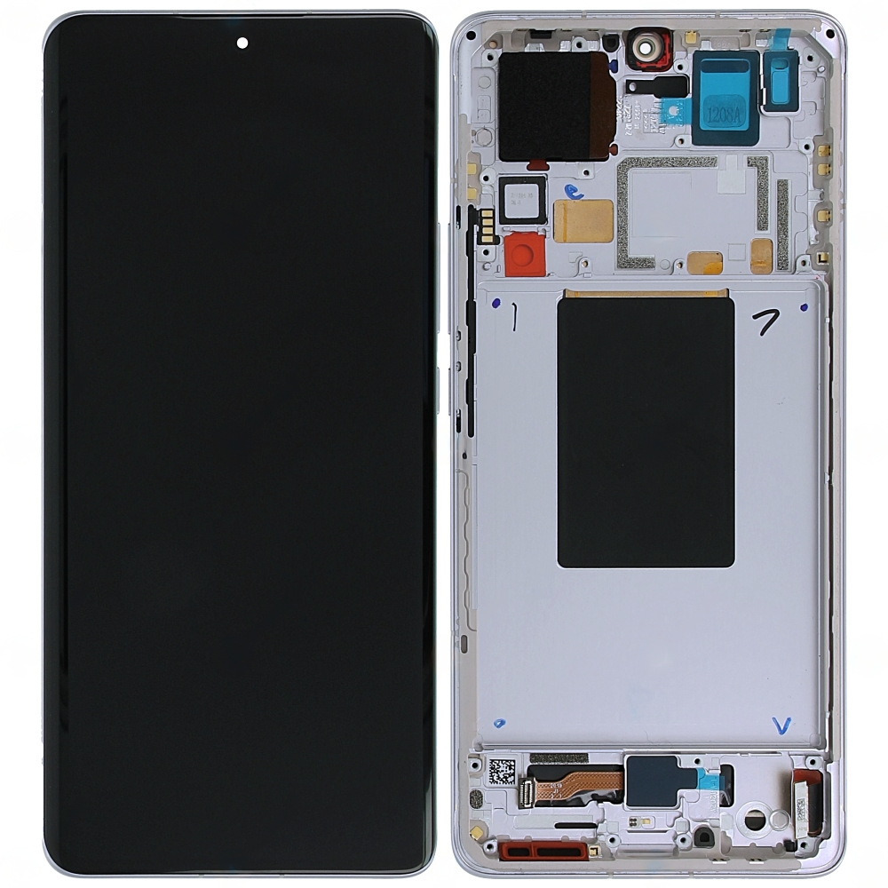 Xiaomi 12 Pro (2201122C)/12S Pro (2206122SC) LCD Display + Touchscreen + Frame - 56000500L200/56000A00L200 - Violet