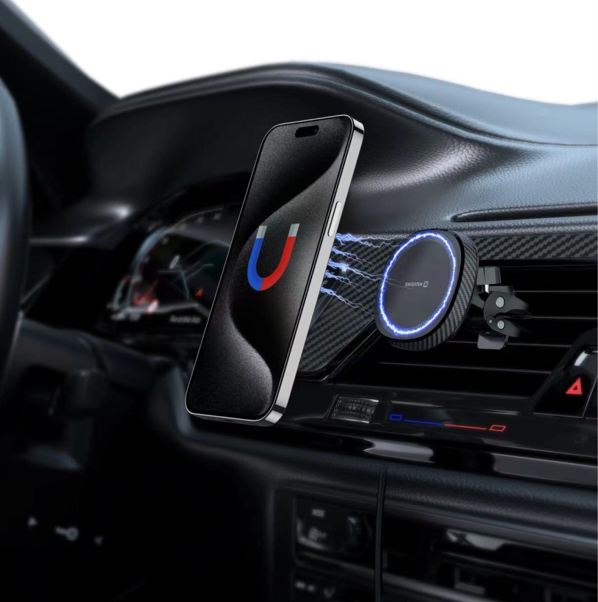 Swissten Compact Airvent MagStick Car Holder - 65010800