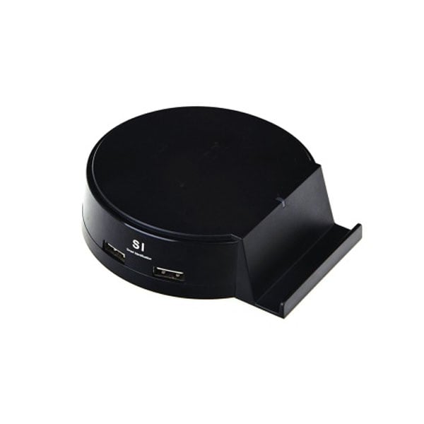 ICH - S04 - 4 Ports USB Desktop Charger  - Black