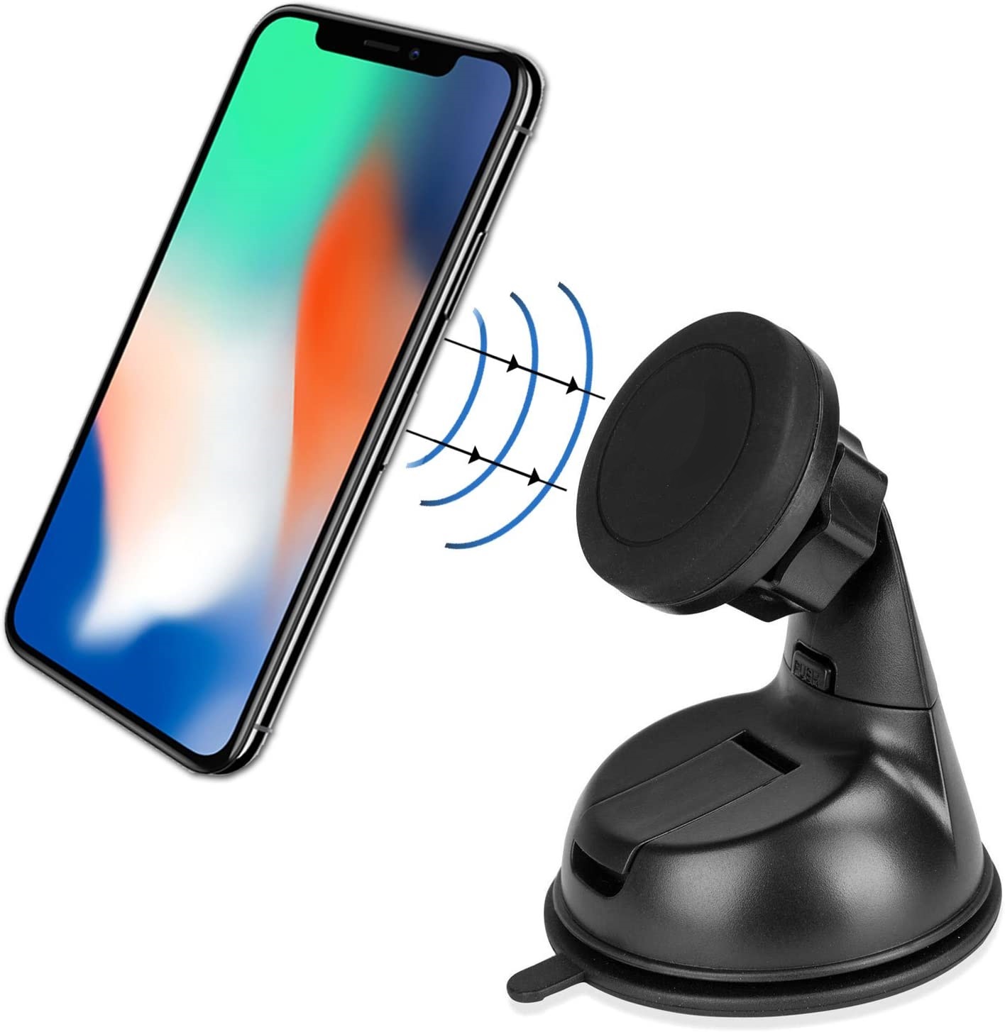 Firo - Magnetic Car Phone Holder - Grey