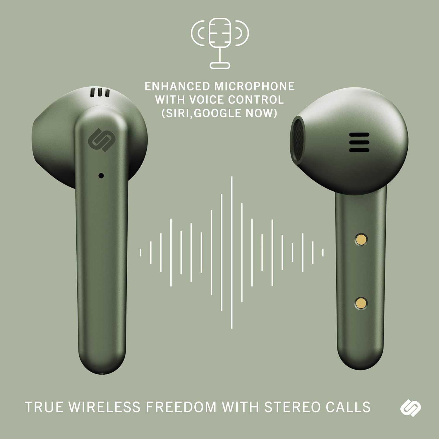 Urbanista Paris Wireless Earphones - Green