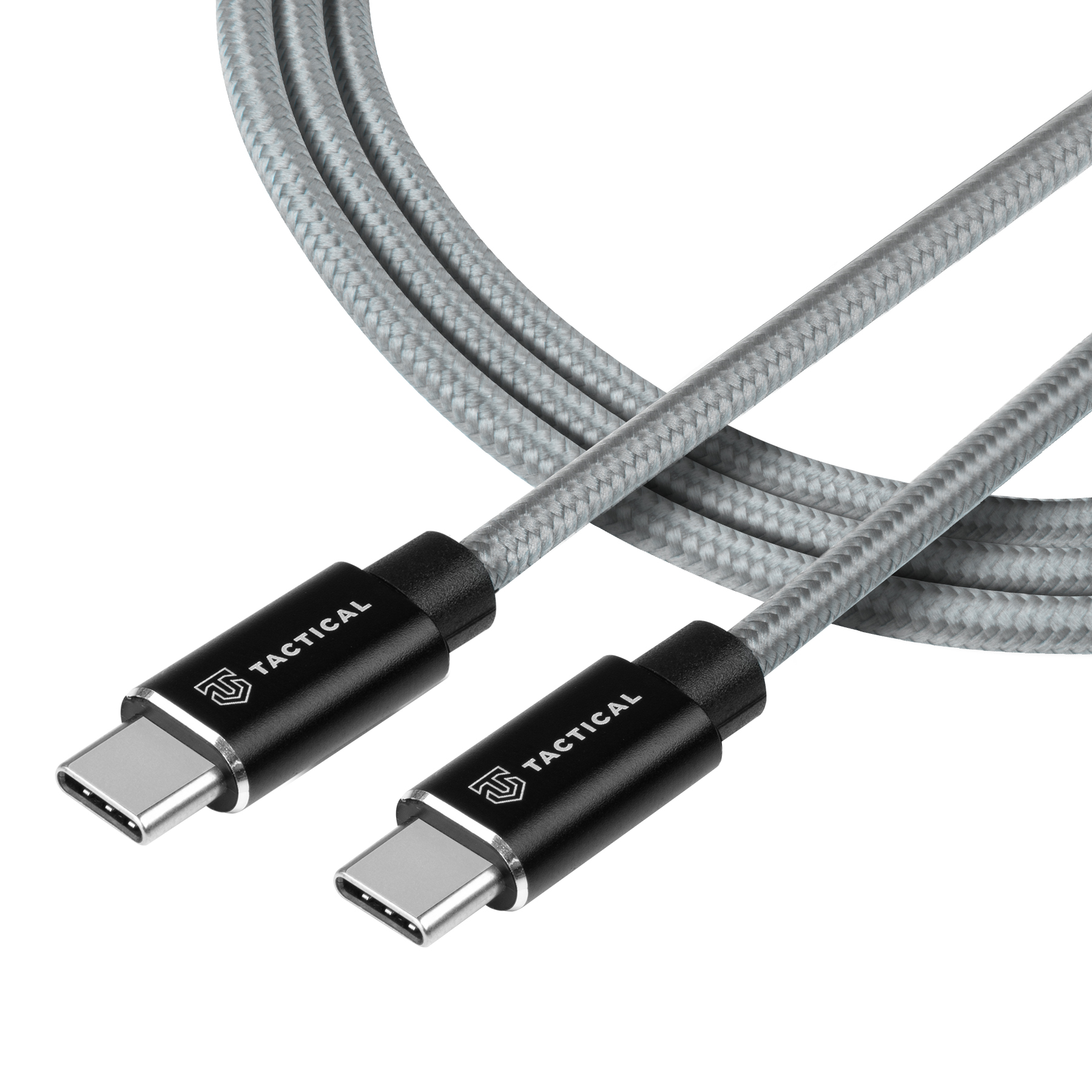Tactical Fast Rope Kevlar Cable USB-C/USB-C 100W 20V/5 - 8596311153150 - 2m - Grey