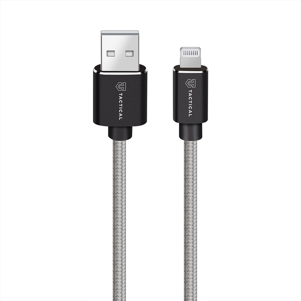 Tactical Fast Rope Kevlar Cable USB-A/USB-C - 8596311153105 - 0.3m - Grey-