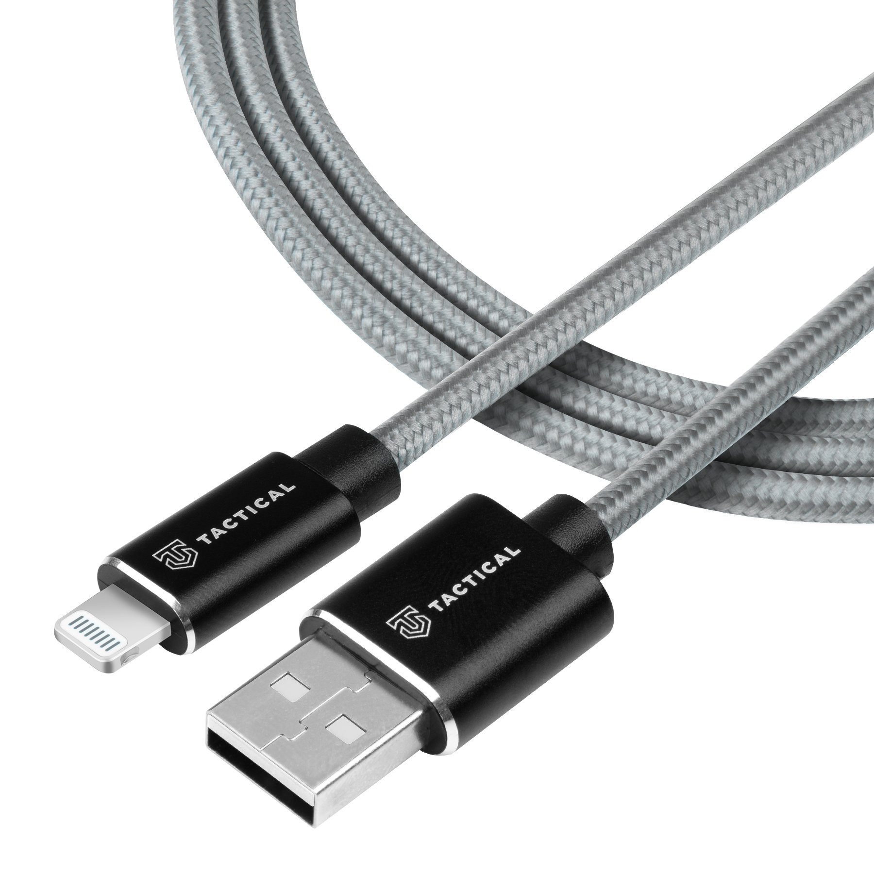 Tactical Fast Rope Kevlar Cable USB-A/USB-C - 8596311153105 - 0.3m - Grey