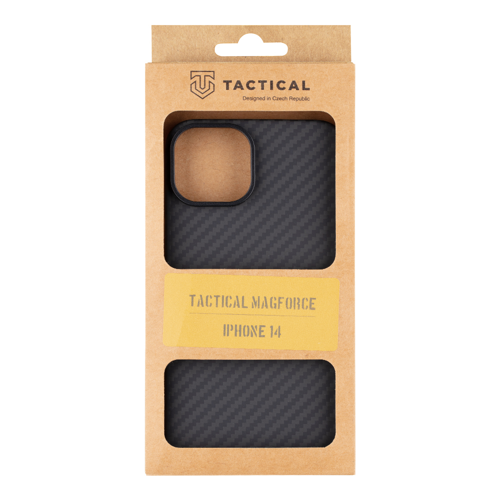 Tactical iPhone 14 MagForce Aramid Cover - 8596311186257 - Black