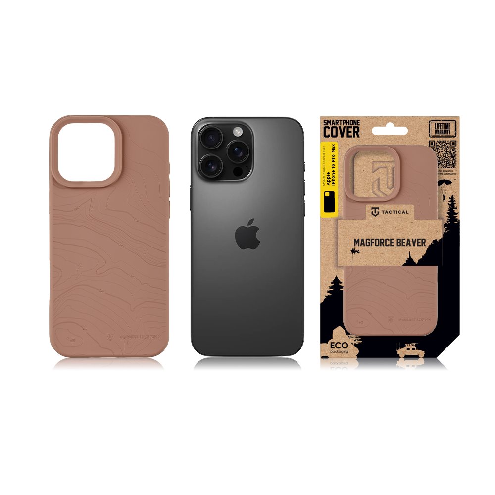 Tactical MagForce iPhone 16 Pro Max Beaver Cover - 8596311283048 - Mocha Mousse
