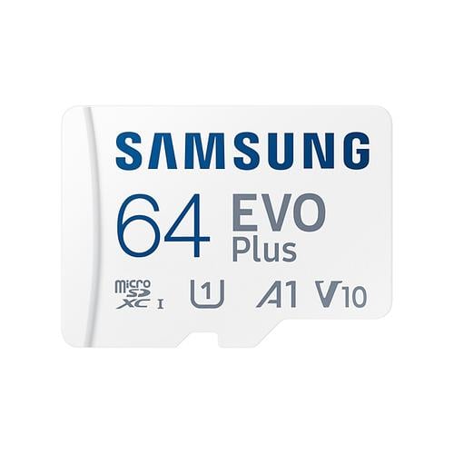 Samsung EVO Plus MicroSD Card - Incl. Adapter - 64GB