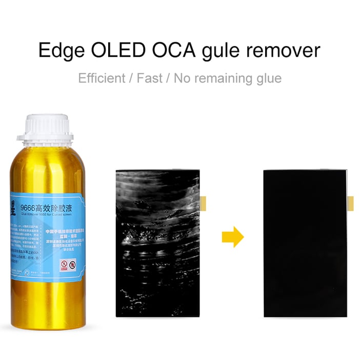 9666 Liquid OCA Adhesive Glue Remover (OLED / AMOLED Edge types) - 1000ml