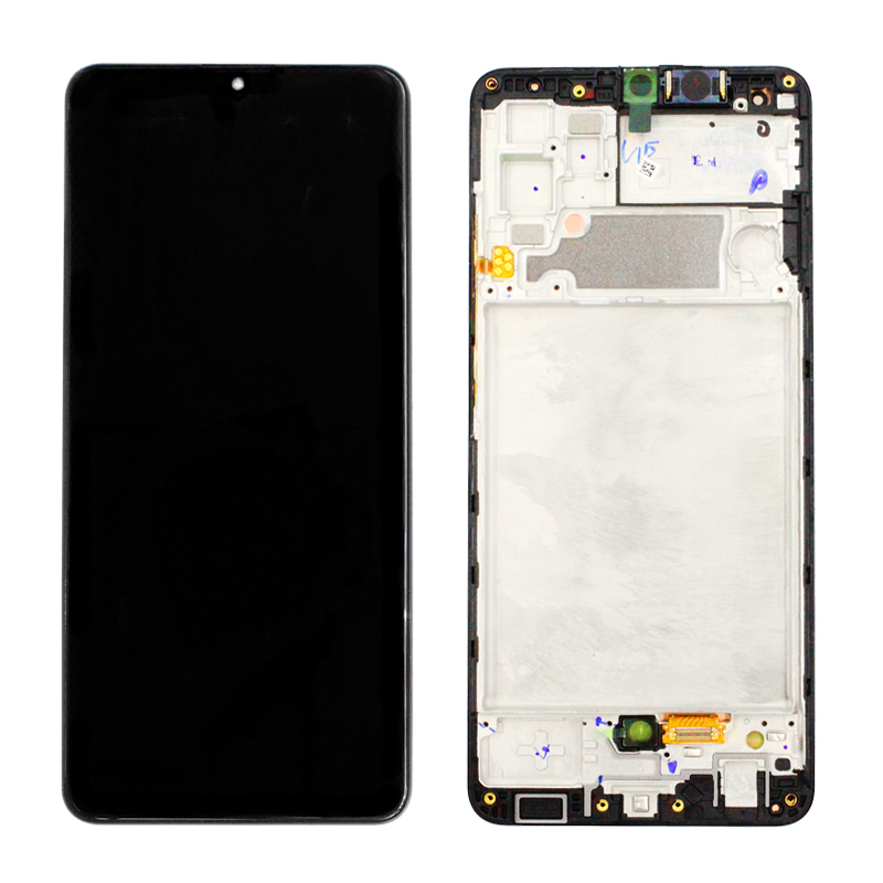Samsung SM-A325F Galaxy A32 4G LCD Display + Touchscreen + Frame - GH82-25566A/GH82-25579A - Black