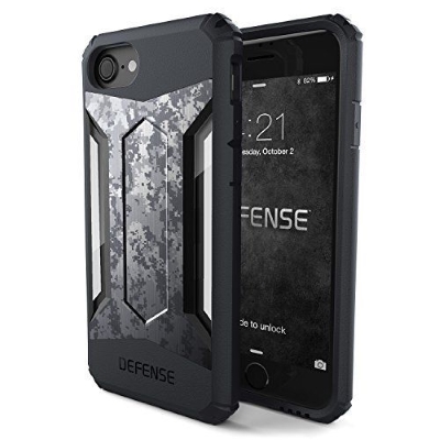 X-doria Apple iPhone 7 Hard Case Defence Gear - 3X170340A | 695941455688 Gray Digital Camo
