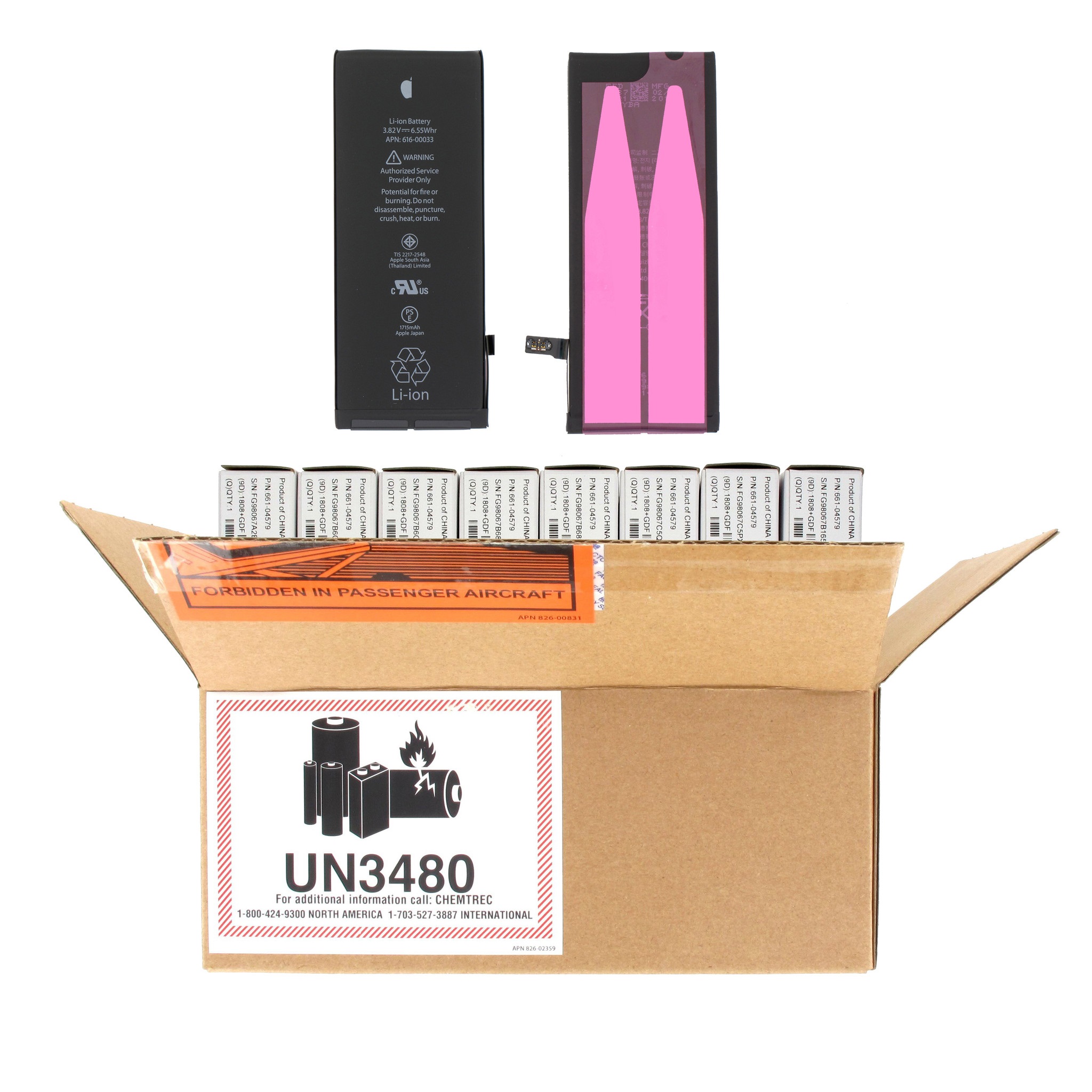 Apple iPhone 6S Battery 1715 mAh Incl. Adhesive Tape - 616-00033 - 661-04581