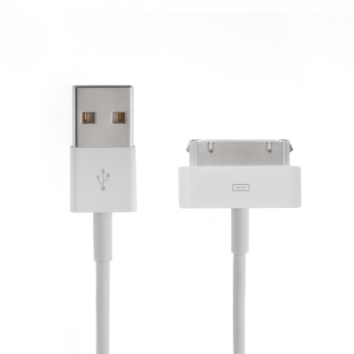 iPhone 30-pin to USB Cable - White - 100cm